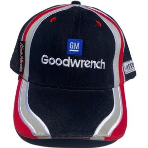 GoodWrench #29 NASCAR all over embroidered black and red elastic fitted hat